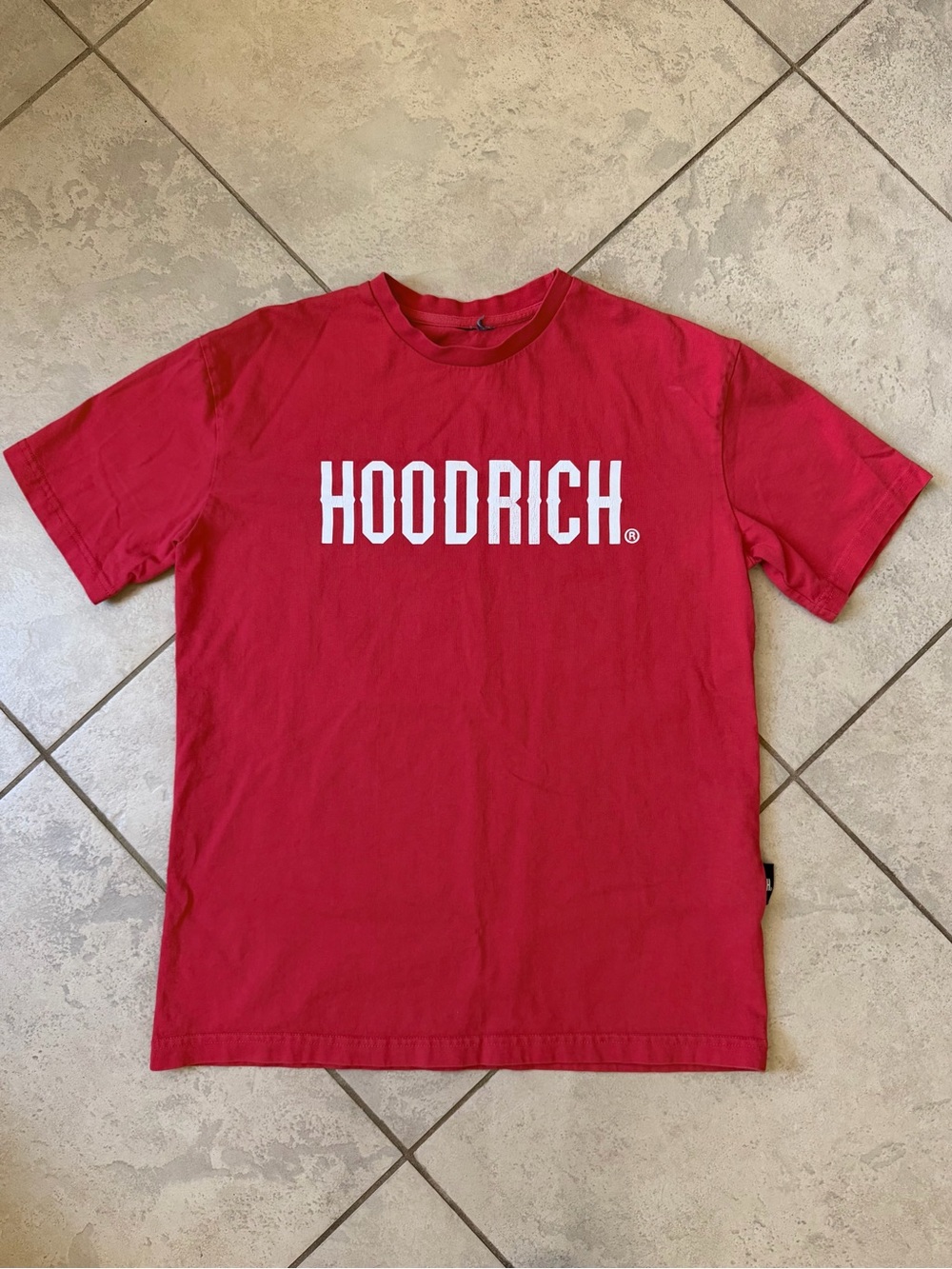 Hoodrich Red Logo Short Sleeve Tee